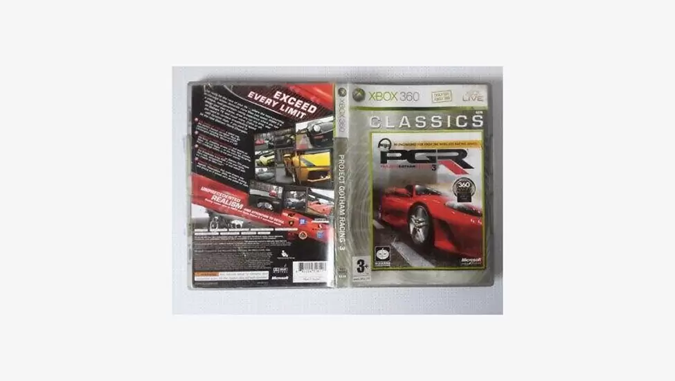 R120 Classics Game Project Gotham Racing 3. With Booklet. I am in Orange Grove.