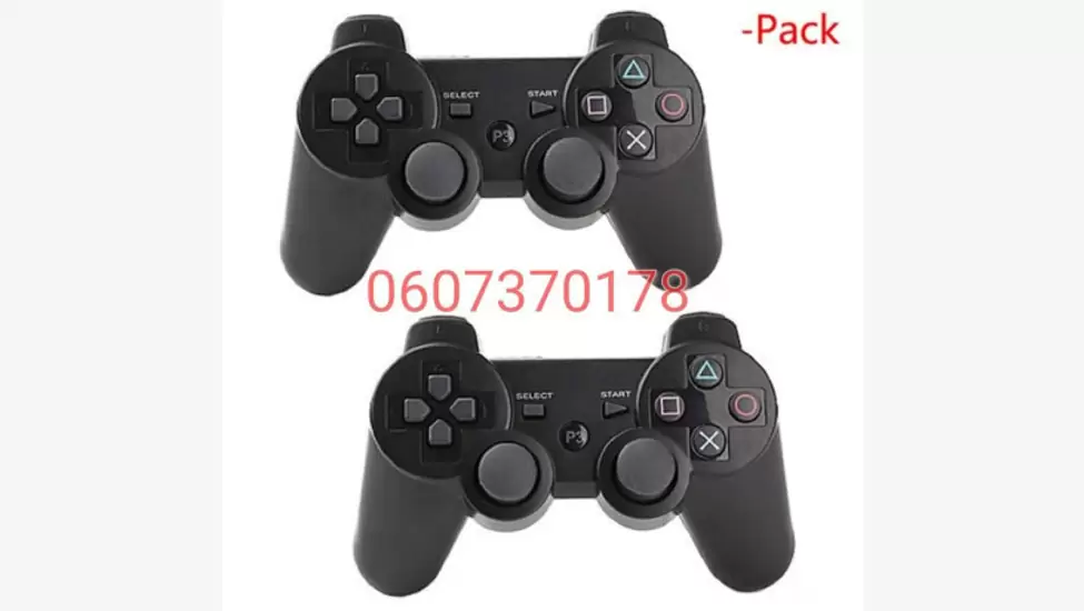 R360 PS3 Wireless Controller Pack of 2 Wireless Controllers for PS3 (Brand New)