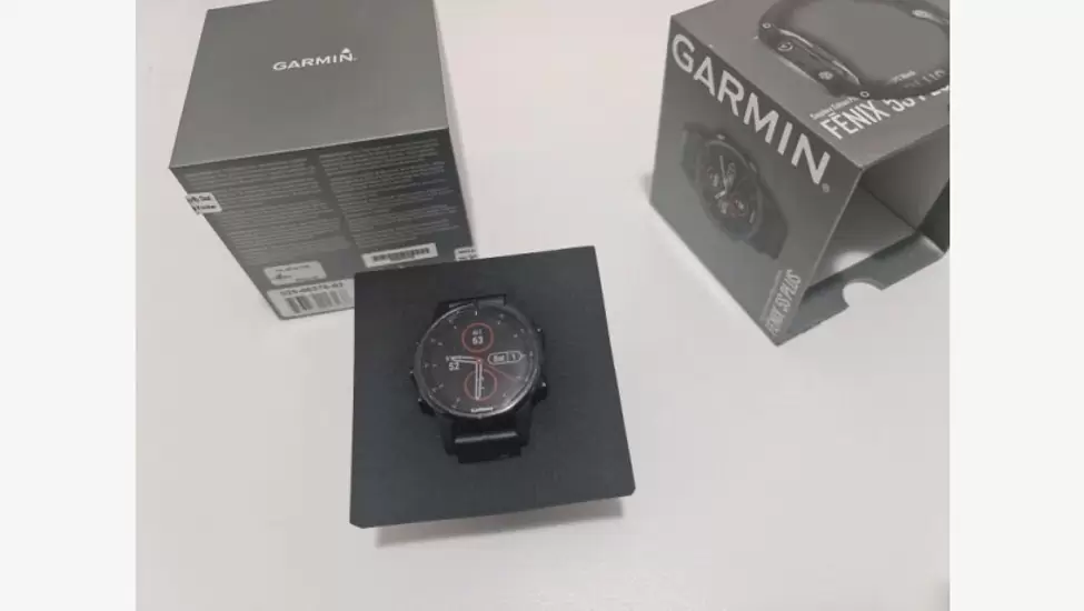R6,499 Garmin Fenix S5 PlusWith BoxSapphire Edition Premium Multisports GPS Watch