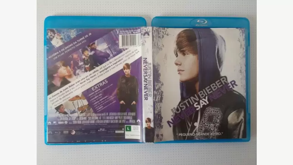 R80 Justin Bieber Never say never BluRay Disk. As good as new. R80. I am in Orange Grove.