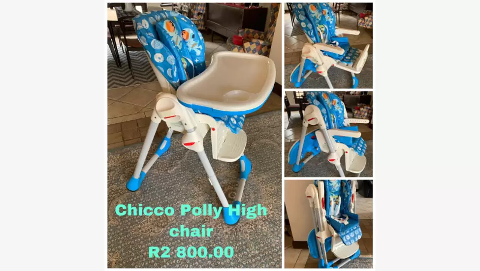 R2,500 Chicco polly high chair - gauteng - pretoria