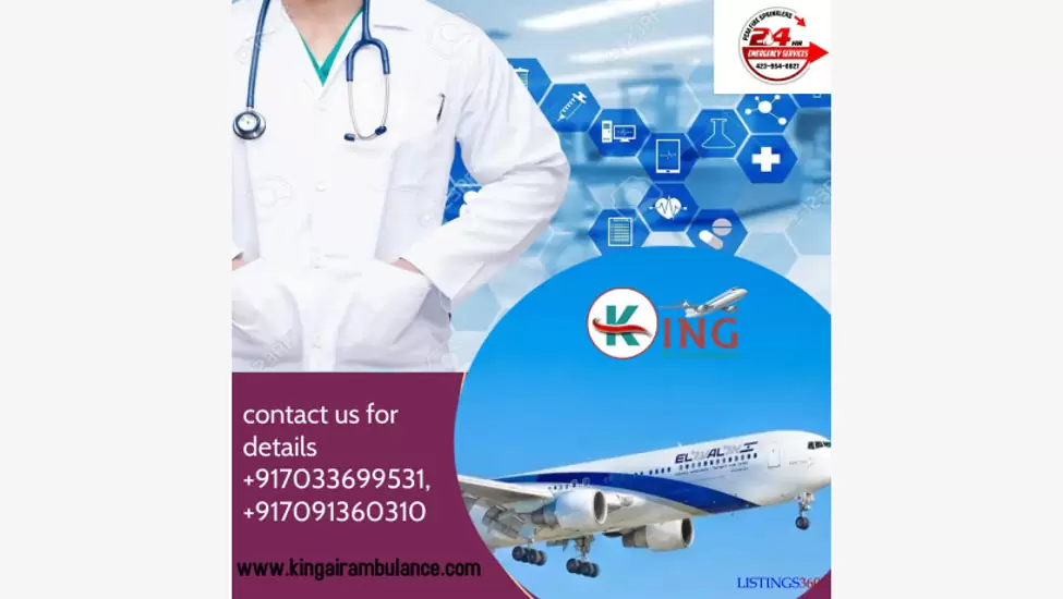 R500,000 Take air ambulance in dimapur by king with proficient medical team