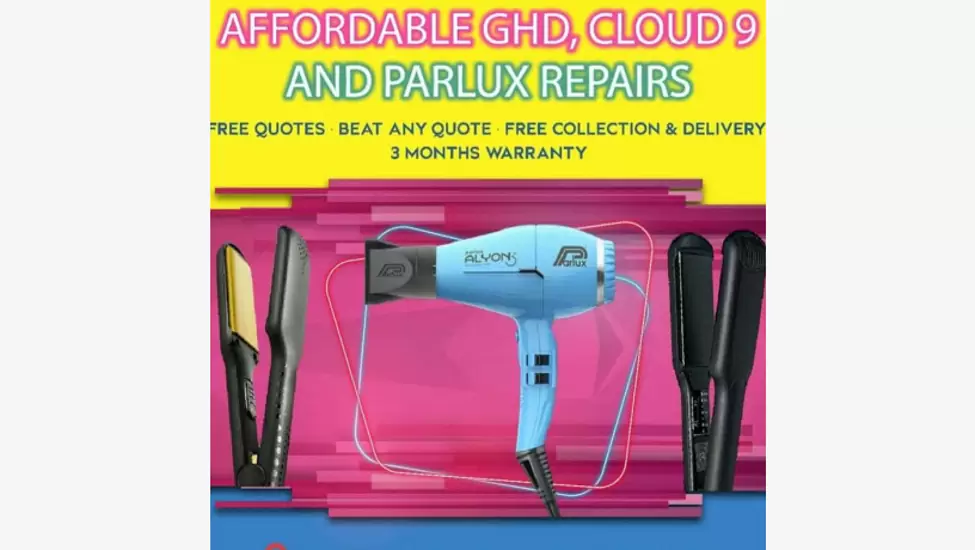 We repair broken or faulty hair irons and dryers - phoenix - free collection and delivery - durban north, north suburbs
