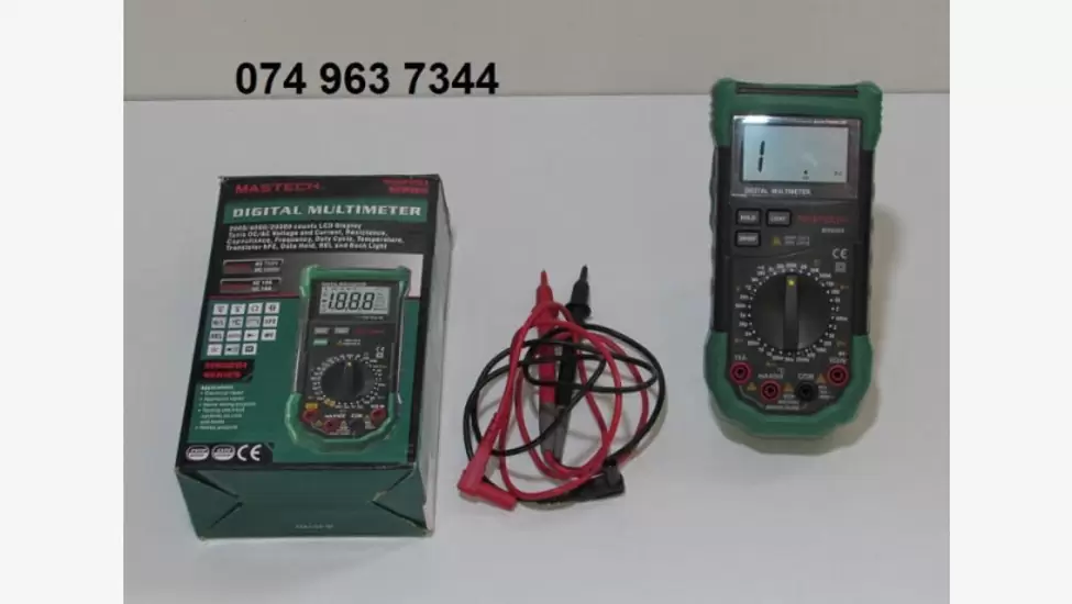 R750 Mastech ms8261 digital electrical capacitance multimeter ac/dc/o/uf dmm volt meter ammeter*new* - parow, northern suburbs