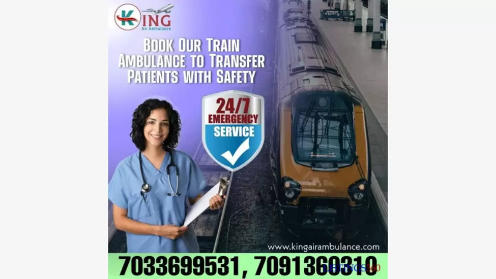 King Train Ambulance in Bangalore with Best Medical Care Team