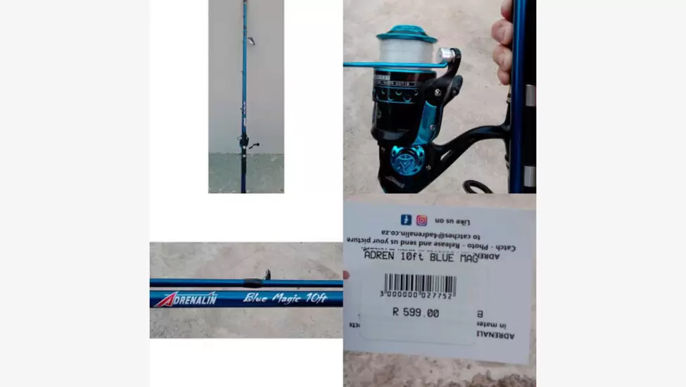 R500 10ft Fishing Rod Combo (New)