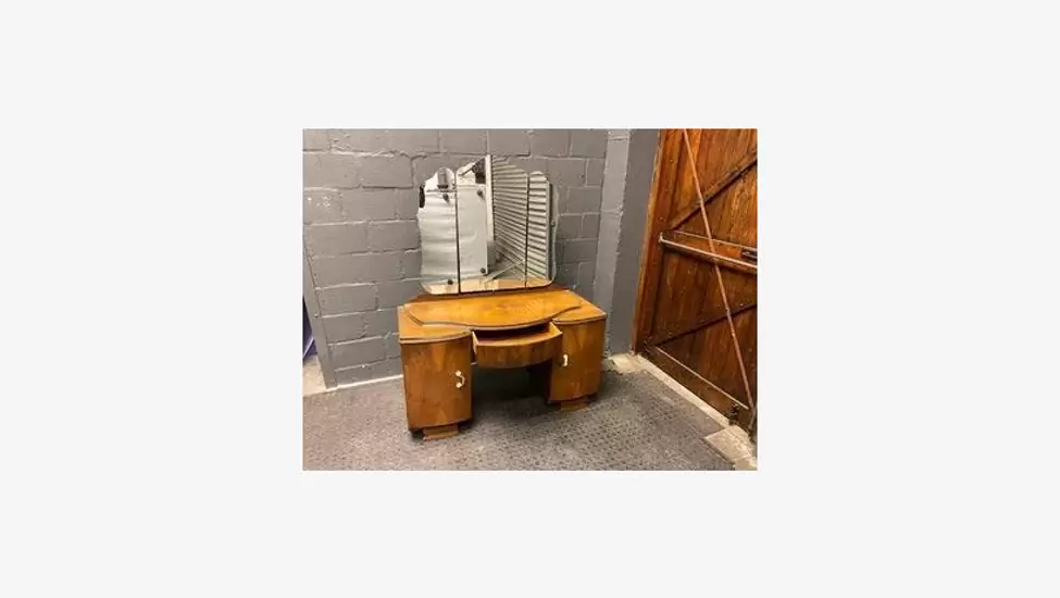 R950 Wooden Dressing Table(Cracked Mirror), A41111